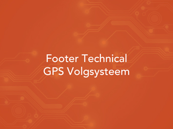 GPS Volgsysteem